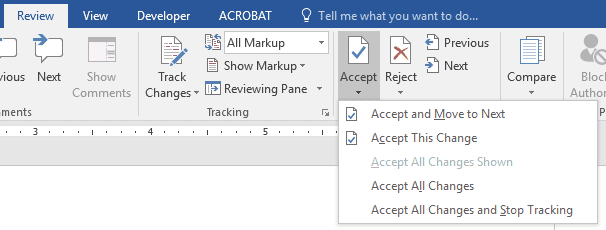 Track Changes – how to use Microsoft Word’s proofreading tool